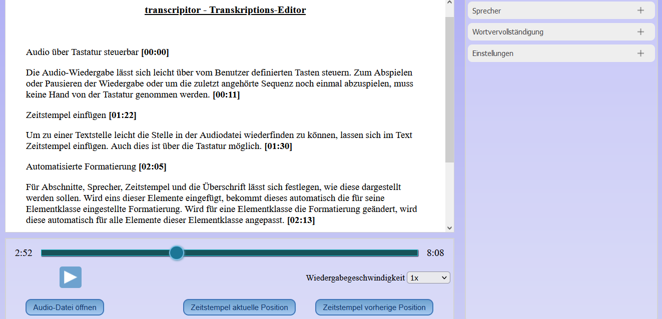 (c) Transkriptions-editor.de